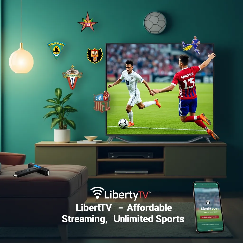 Apps like FuboTV: LibertyTV offering affordable IPTV services.