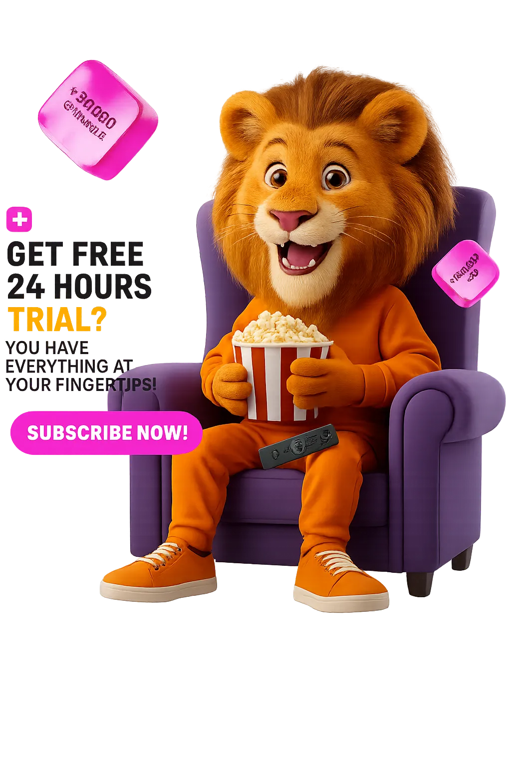 Best IPTV streaming service showing 4K content on Smart TV